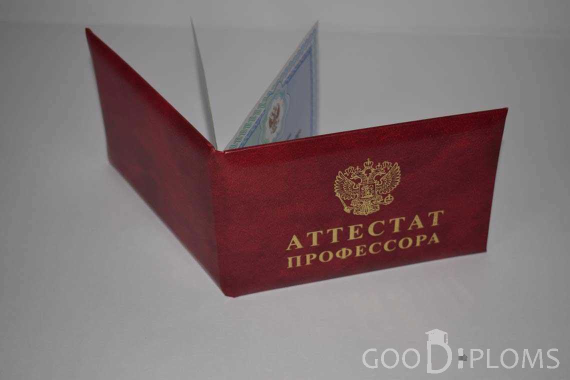 Аттестат Профессора - Обратная Сторона период выдачи 2015-2020 -  Усть-Каменогорск