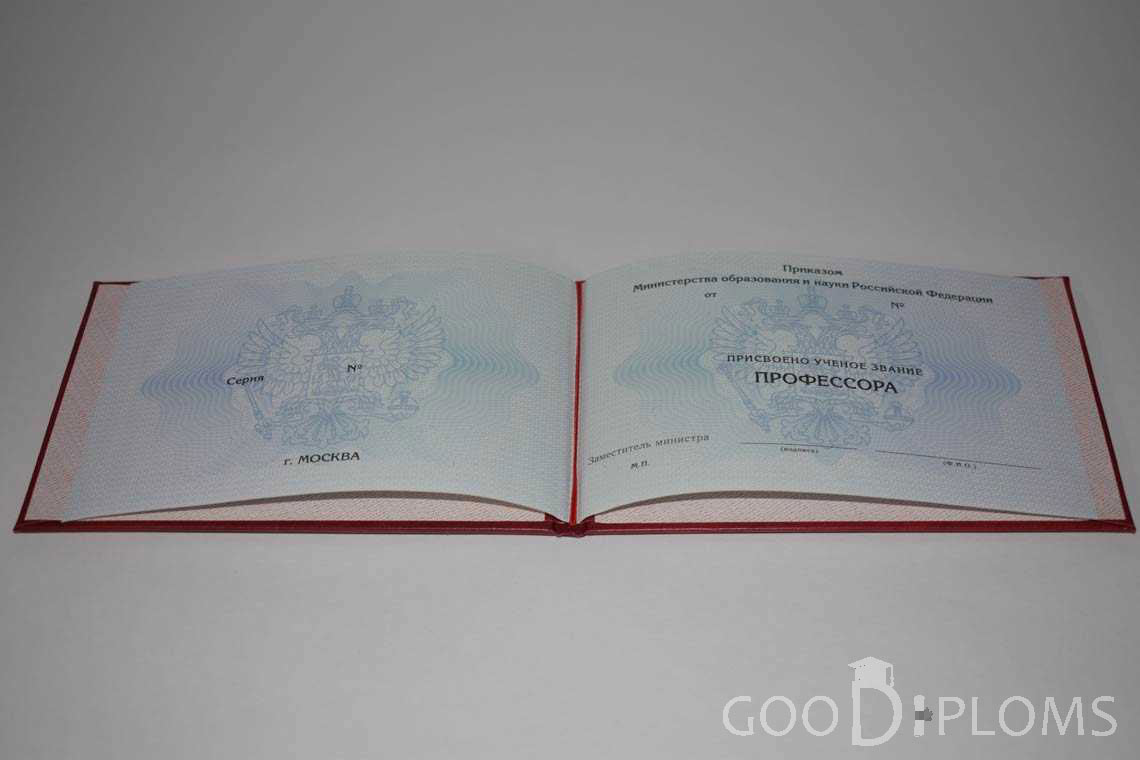 Аттестат Профессора период выдачи 2015-2020 -  Усть-Каменогорск