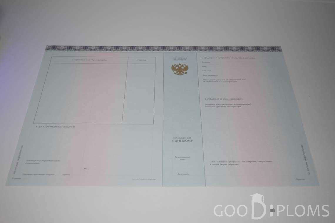 Приложение к Диплому МГИМО период выдачи 2014-2020 -  Усть-Каменогорск