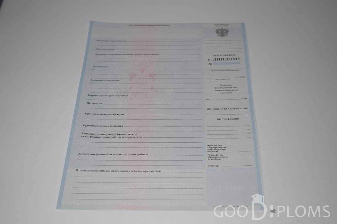Приложение к Диплому Техникума с Отличием в период c 2008 по 2010 год - Усть-Каменогорск